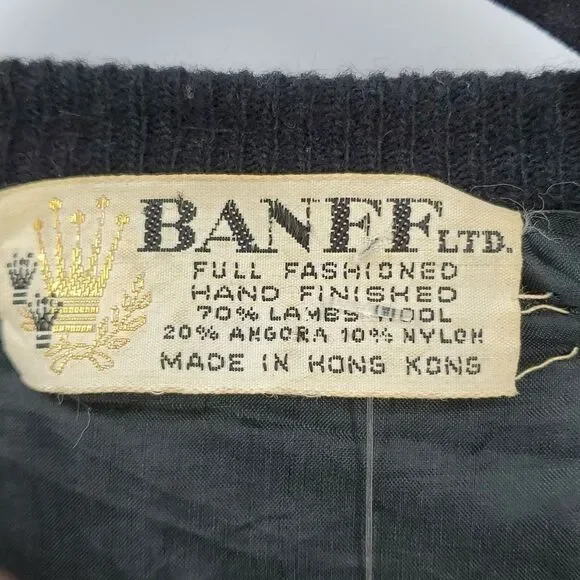 Banff Ltd wool vintage sweater with sequins. No size tag, in guessing a medium. - Picture 2 of 16